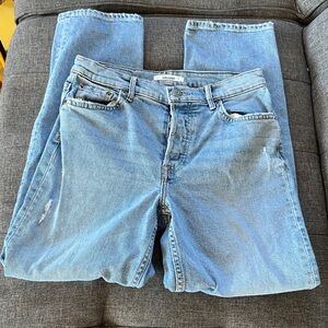 GRLFRND "Helena" Midrise straight leg jeans size 25